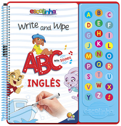 Escute e Aprenda! Escreva e Apague: ABC com Sons - Inglês (Escolinha Todolivro)