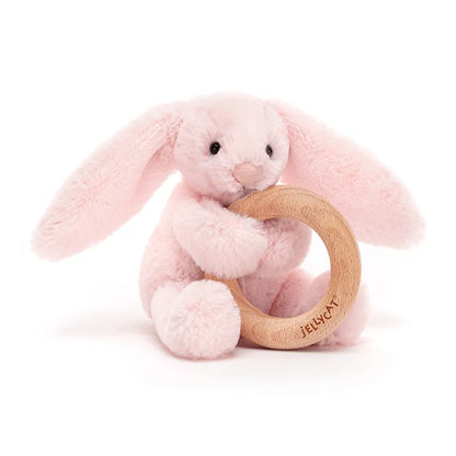 Bunny Wooden Ring Toy (Baby Teether)