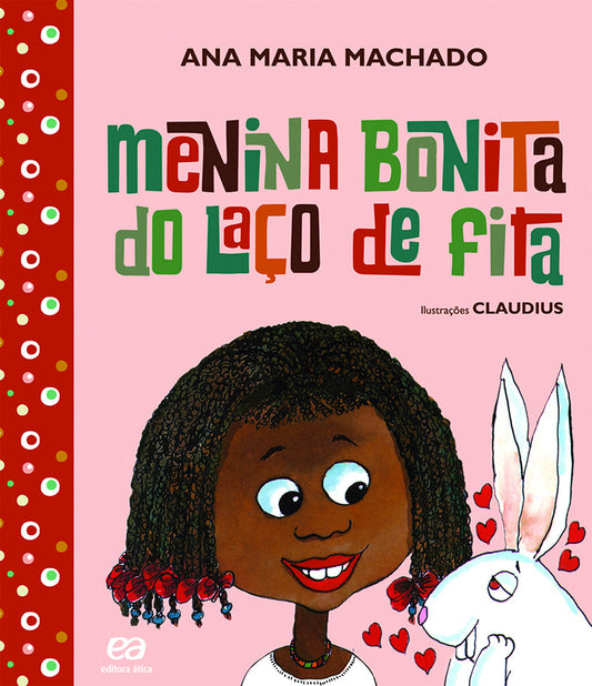 Menina bonita do laço de fita